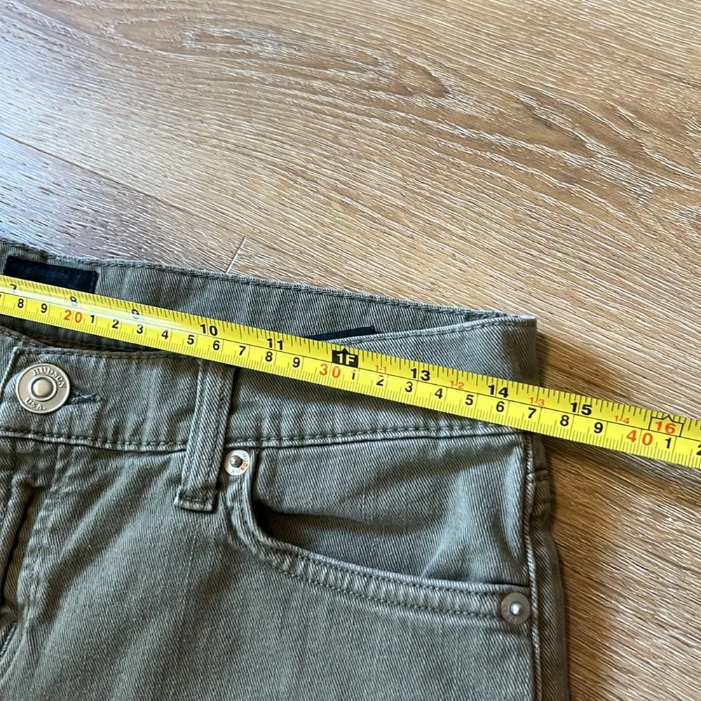 Hudson Kenzie Cut off Denim Shorts Green Size 25